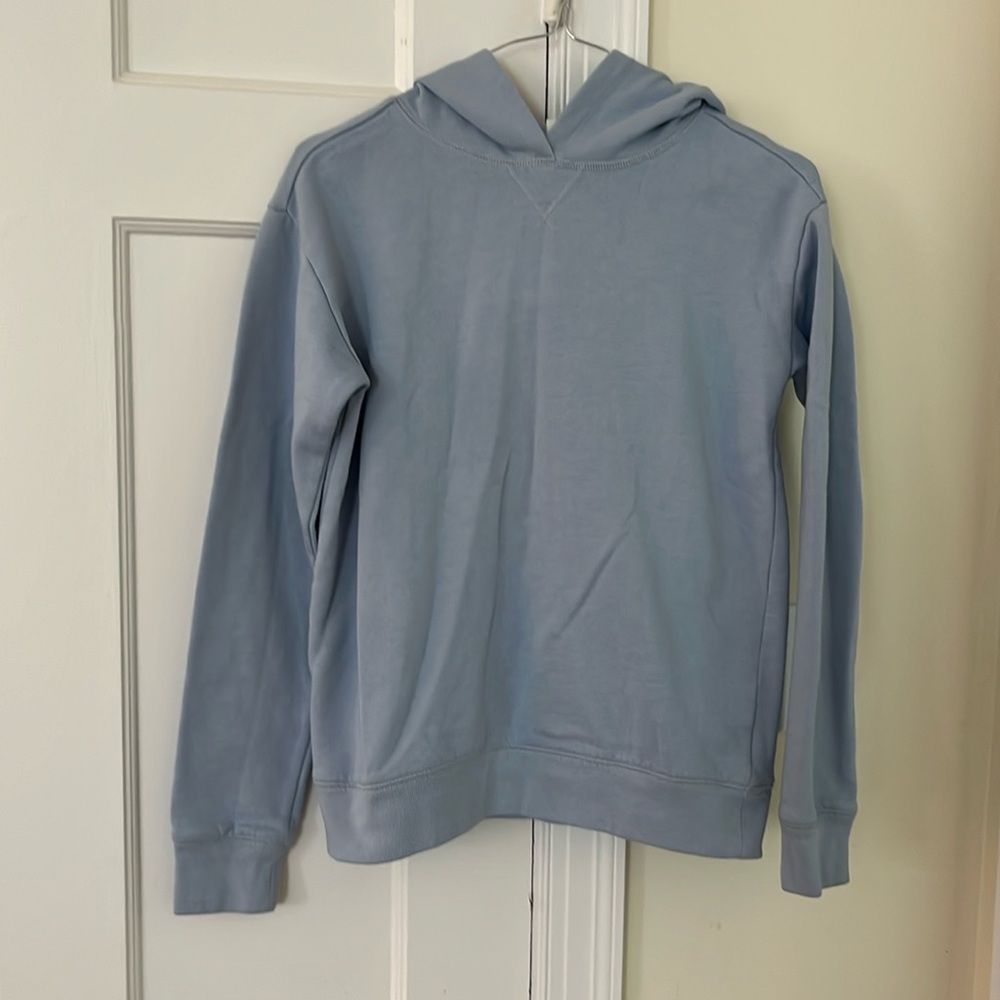JCrew Crewcuts girls hoodie in blue.